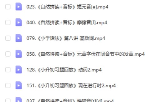 Yoyo老师小学英语全套视频课程(自然拼读+音标+语法+小升初)第2张