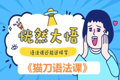 《猫刀语法课》英语语法还能这样学，实用而有趣！第1张