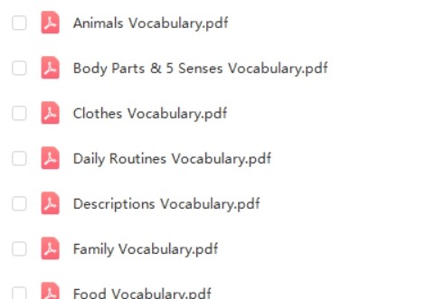《单词银行 Word Bank》美国小学英语高频词21个主题第2张