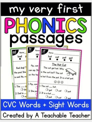 《Phonics Passages》实现自主阅读的神奇练习册-自然拼读小短文第1张