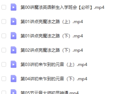 [陈君英语]《魔法英语》小学生拼音单词课程视频第2张