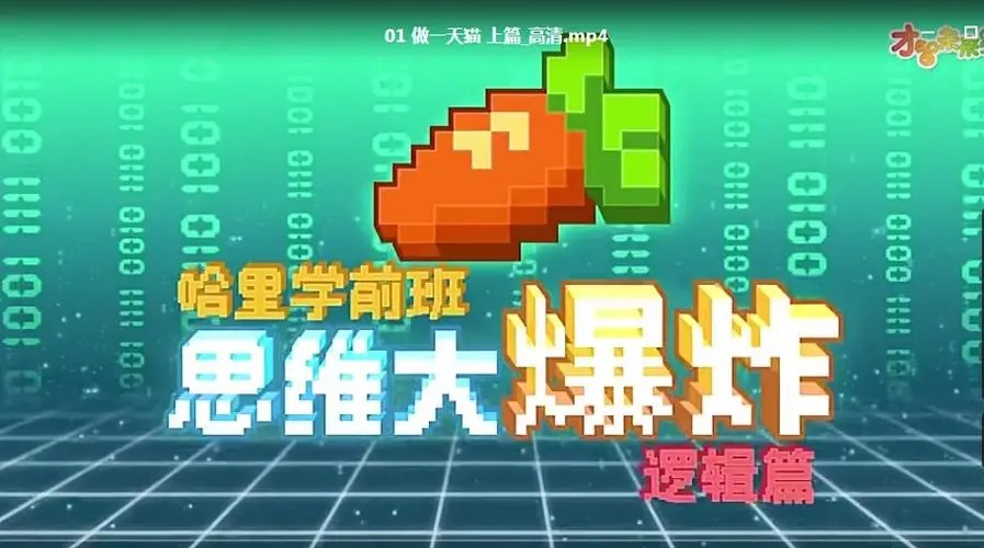 哈里学前班《思维大爆炸-逻辑篇》MP4动画视频第1张