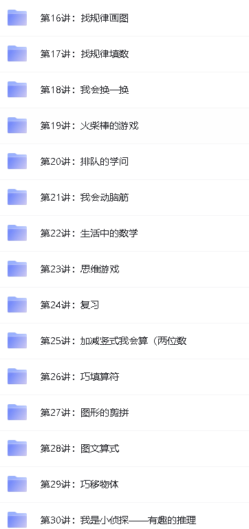 学而思小学奥数课程(竞赛班)1-6年级全套视频下载第4张