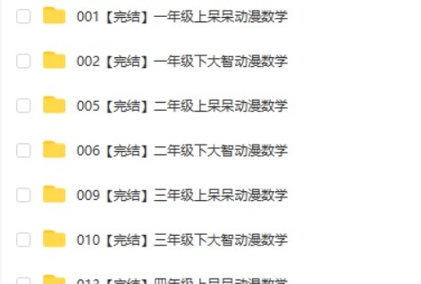 《大智与呆呆动漫数学》全307集小学1-6年级合集第2张