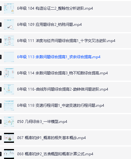 【小学奥数】高思数学竞赛高斯数学导引1-6年级（含视频讲解及练习）第8张