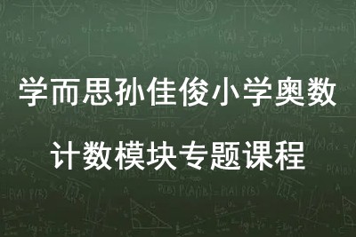学而思孙佳俊小学奥数计数模块专题课程第1张