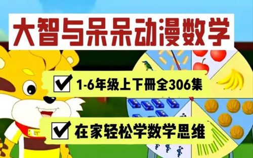 【大智与呆呆动漫数学】1-6年级全集第1张