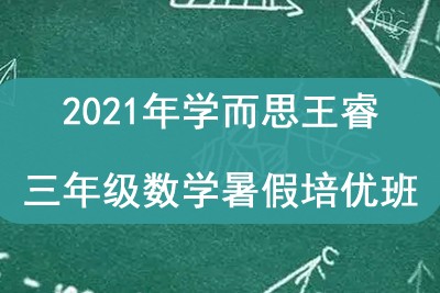 2021年学而思王睿 三年级数学暑假培优班第1张