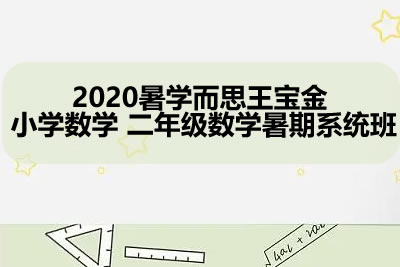 2020暑学而思王宝金-小学数学二年级数学暑期系统班第1张