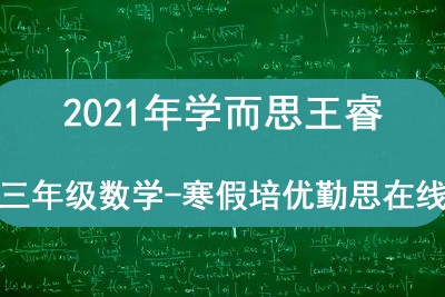 2021学而思王睿 四年级数学春季培优勤思在线第1张