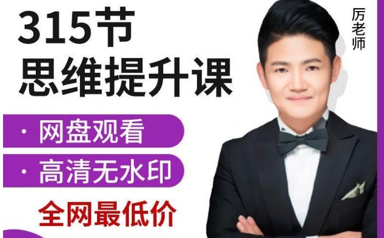 历老师小学数学思维全套315视频课程+习题与讲义第1张