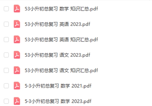 2023版《5&middot;3小升初总复习》考前讲练测+知识汇总(语文+数学+英语)第2张