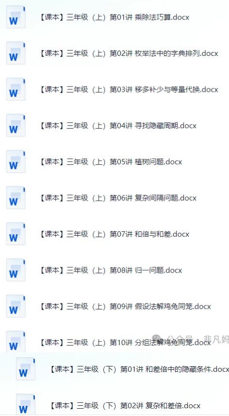高思竞赛数学1-6全年级 Word课本习题第4张