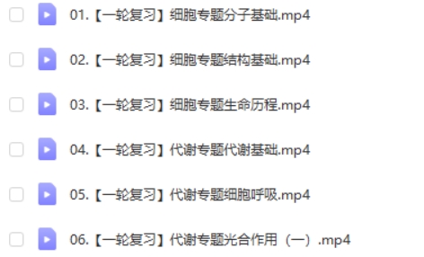 2024徐京高三高考生物(暑假班)网课视频第2张-亿卷 2024徐京高三高考生物(暑假班)网课视频第2张