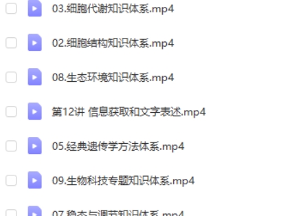 2023李林高中高考生物 二轮复习 录播课 网课视频第2张