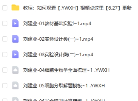 2023刘建业高中高三高考生物二轮网课视频第2张