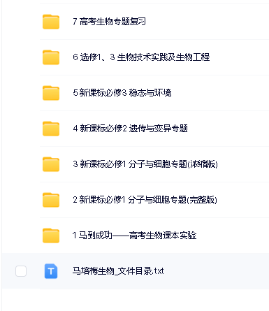 马培梅生物|高考生物专题复习网课视频第2张