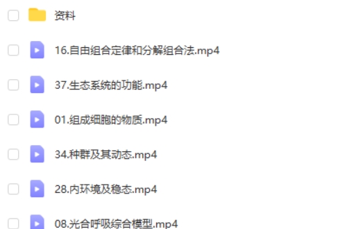 2025李林高三高考生物全年一轮复习网课视频+讲义第2张