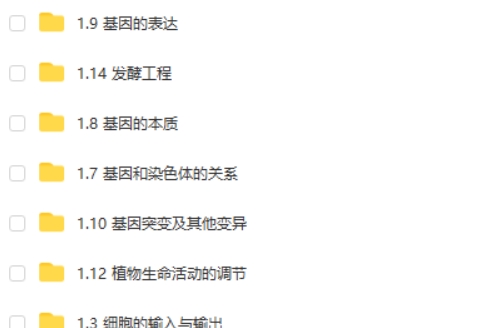 2025万猛高三高考生物暑假班网课视频第2张