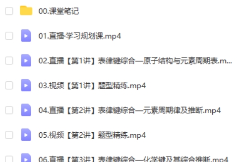 2025作业帮冯琳琳高三高考化学A班秋季班网课视频第2张-亿卷 2025作业帮冯琳琳高三高考化学A班秋季班网课视频第2张