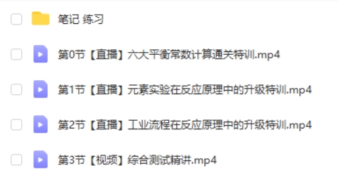 作业帮【简化学·24元旦集训】高二化学模块突破班 视频第2张-亿卷 作业帮【简化学·24元旦集训】高二化学模块突破班 视频第2张