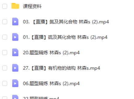 2023林森高中高三高考化学（S班 一二轮复习全年联报 暑秋寒春合集）第2张