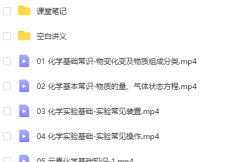 2024李政高中高三高考化学（一轮）视频+笔记第2张
