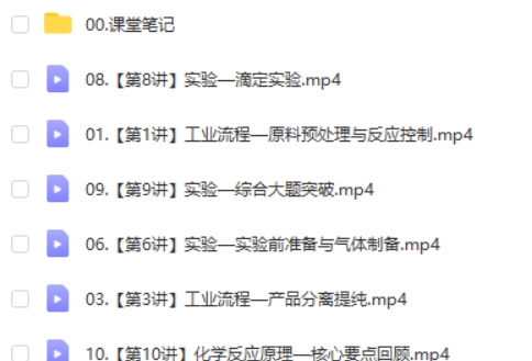 2025作业帮冯琳琳化学课-高三高考化学二轮寒假A+班网课视频第2张