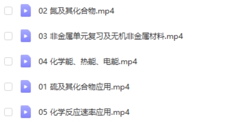 2023康永明高中高一化学网课（寒假班 春季班）第2张