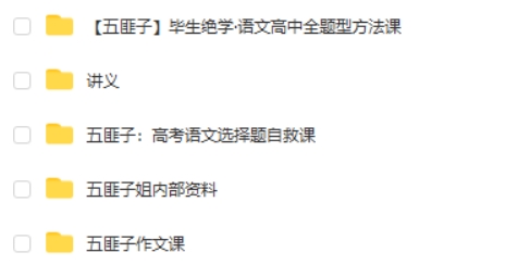 中文系五匪子高中语文课程网课视频第2张