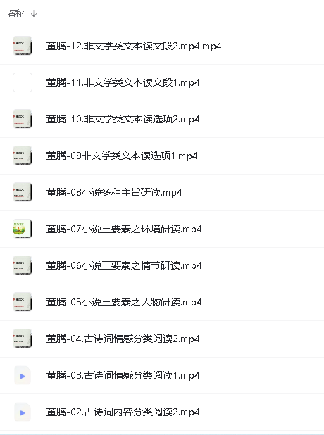 2024董腾高中语文网课合集第4张