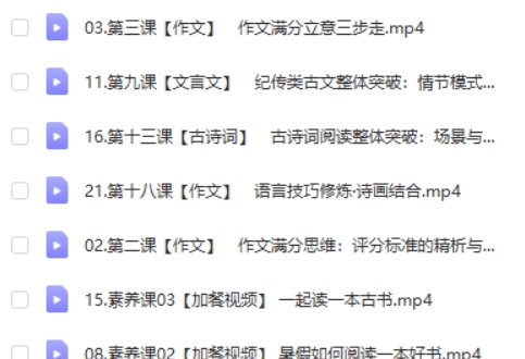 杨洋语文-2025高三高考语文一轮网课视频第2张