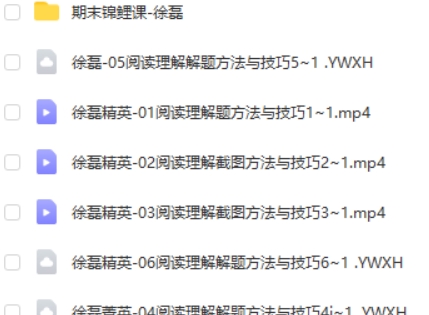 2023徐磊高中高三高考英语菁英(复读)班 二三轮第2张