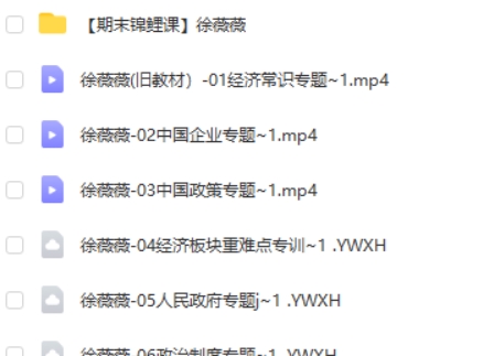 2023徐微微高中高三高考政治寒假班第2张