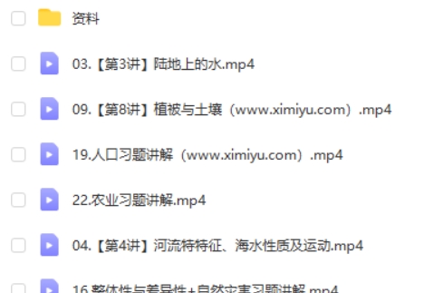 2024张艳平高三高考地理(一轮下)网课视频第2张