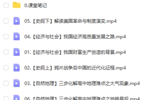 2024王群高中高一地理(暑假班)网课视频第2张