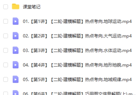 2025作业帮王群地理高三高考地理寒假班网课视频第2张