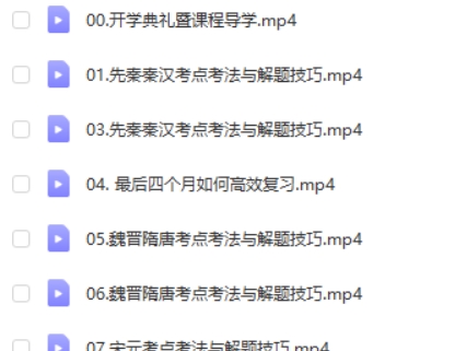 2023王晓明高中高考历史二轮复习寒春联报 寒假班 网课视频第2张