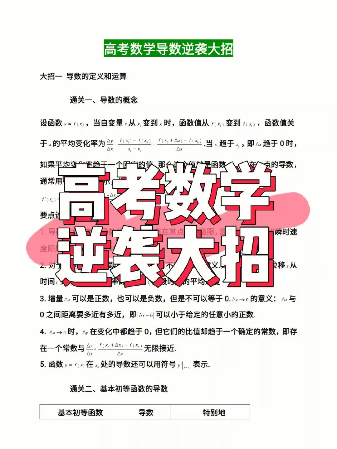 2024高中数学潘超人大招秀网课视频第1张