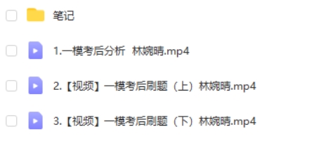 2023林婉晴高中高考物理(三轮密训班)网课视频第2张-亿卷 2023林婉晴高中高考物理(三轮密训班)网课视频第2张