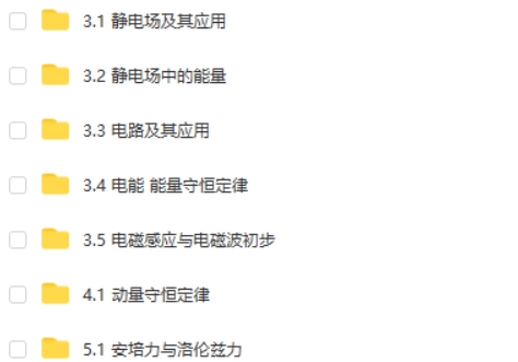 2024刘纹岩高中高二物理（上学期）网课视频第2张