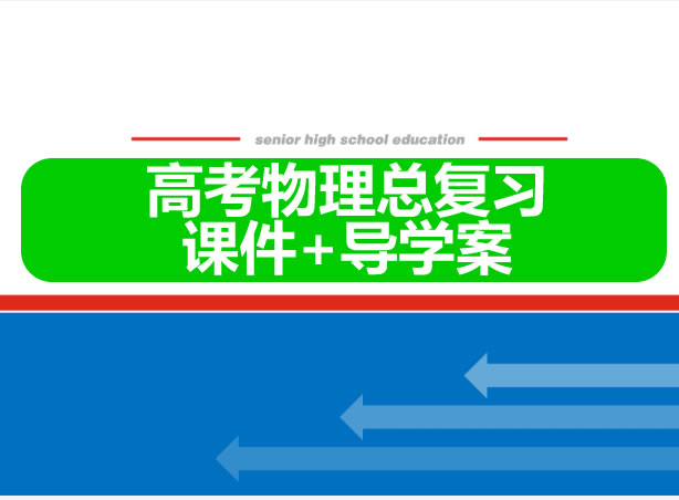 2025年高考物理二轮复习专题强化（课件+导学案）下载第1张
