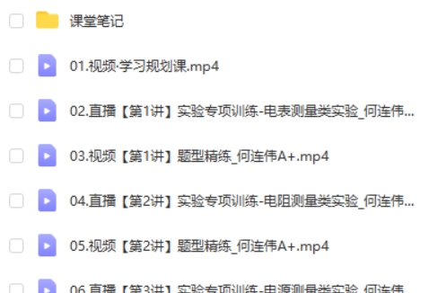 2024何连伟高三高考物理(A+寒假班)网课视频第2张-亿卷 2024何连伟高三高考物理(A+寒假班)网课视频第2张