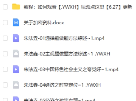 2023朱法垚高中高三高考政治(春季班)网课视频第2张
