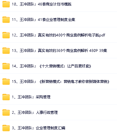 王冲视频课程全套合集下载第3张