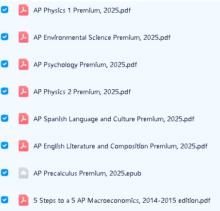 Barron's AP 15科AP巴朗教材2025版下载Physics/Precalculus/Chemistry/Statistics/Calculu第3张