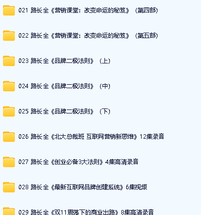 路长全课程视频合集下载第4张
