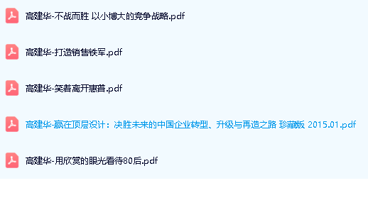 高建华视频课合集+工具包-企业团队职场营销全套第5张