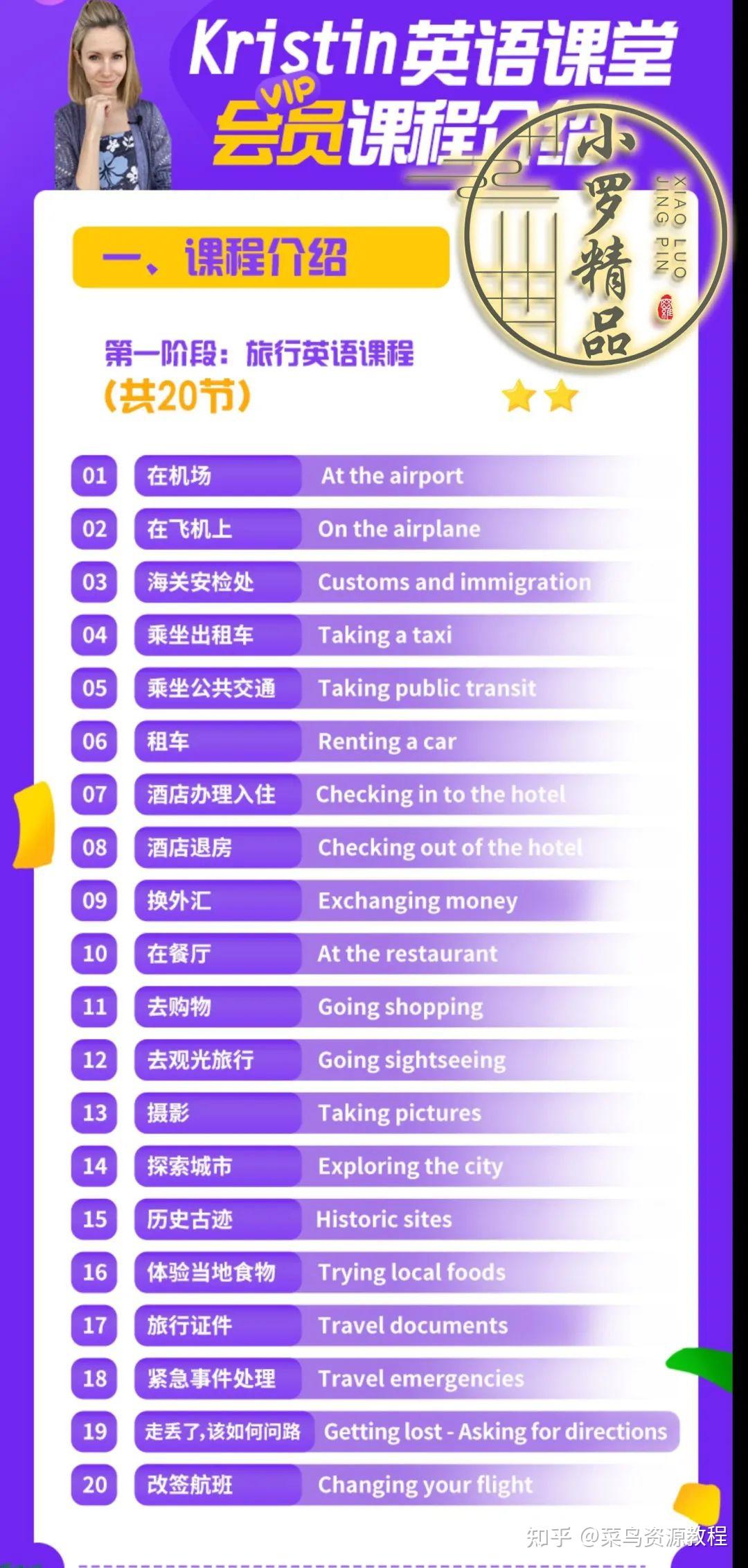 Kristin英语课堂核心VIP会员课程(185节课)第10张