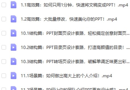 工作型PPT制作教学视频课第2张